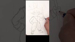 Aprende a dibujar a Goku Timelapse Tutorial [upl. by Berkie]