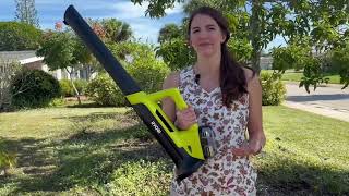 Ryobi Leaf Blower Review  Compact Lightweight and Powerful [upl. by Donatelli]