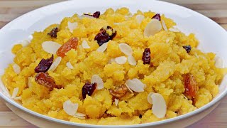 Mauritian Cuisine Easy Halwa Gréo Recipe  Halwa Suji Semolina [upl. by Nylesaj]