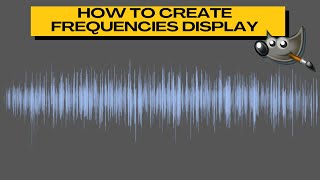 How to Create Sound Waves  Frequencies Display in GIMP Oscilloscope Effect [upl. by Britney]