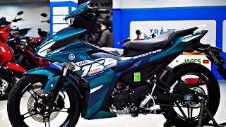 YAMAHA SNIPER 155 ABS VERSION LOOK STUNNING IN CYAN BLUE COLOR OPTION  Yamaha Sniper 155 ABS [upl. by Brynne]