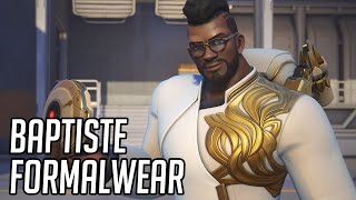 Baptiste quotFormalwearquot Skin Showcase  Overwatch 2 [upl. by Ytsirhk571]