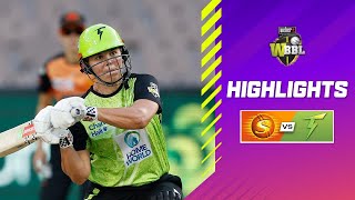 Voll and Mooney Both Score 97  Perth Scorchers v Sydney Thunder  WBBL10 [upl. by Didier]