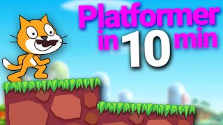 How to Make an Platformer Game in Scratch 30 [upl. by Tiphanie]