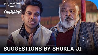 Random Suggestions By Shukla Ji  Chhalaang  Prime Video India [upl. by Obnukotalo482]