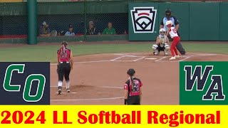 Issaquah WA vs Monument CO Softball Game Highlights 2024 Little League Regional [upl. by Treve]