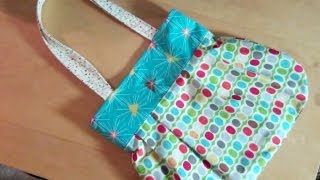 A fun reversible handbag for you to sew by Debbie Shore [upl. by Roz]