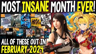 The MOST INSANE Month of NEW Game Releases EVER February 2024 Will be EPIC  Another HUGE Release [upl. by Asel]