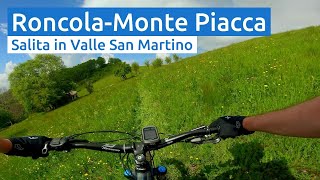 Valle San Martino Salita da Roncola Monte Piacca  MTB Bergamo [upl. by Ednutey273]