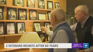 Two Navy veterans reunite in retirement community after 60 years [upl. by Dotti]