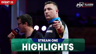 NINEDARTERS AND DRAMA Stream One Highlights  2024 Players Championship 23 [upl. by Witte]