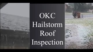 OKC Hailstorm Roof Inspection [upl. by Ellehcear]