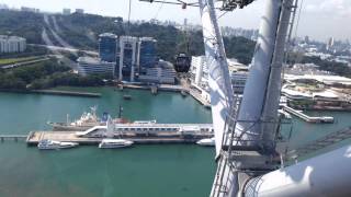 Sentosa Rope Way Journey [upl. by Atikaj]