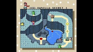 Vanilla Secret 1 to Star Road 2  Super Mario World 100 Cleared [upl. by Laeria]