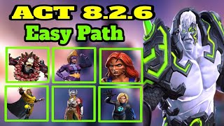 Mcoc ACT 826 Easy Path Completion bahamut [upl. by Ydroj616]