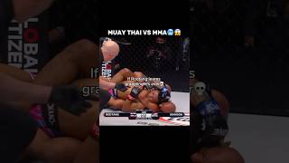 MUAY THAI VS MMA🥶 mma muaythai fightnight fighting ufc [upl. by Aneehsor]