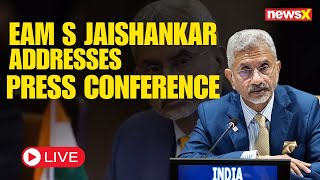 LIVE EAM S Jaishankar addresses Press Conference  India  External Affairs Minister  Mumbai [upl. by Cenac]