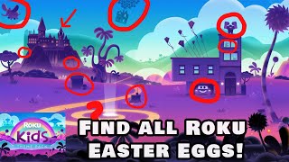 Kids Movie Easter Eggs  Roku Kids Movie Theme Screensaver 1 hour [upl. by Gosser209]