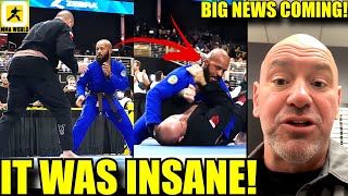 MMA Community react to Demetrious Johnson beating a man twice his sizeDana White teases BIG UK Card [upl. by Alithia641]