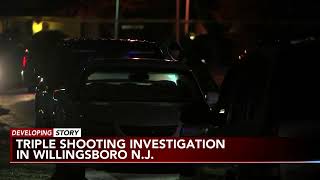 Police investigating triple shooting in Willingboro New Jersey [upl. by Bronwen]