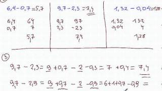 Rachunki pamięciowe na ułamkach dziesiętnych  Matematyka Szkoła Podstawowa i Gimnazjum [upl. by Rudich662]