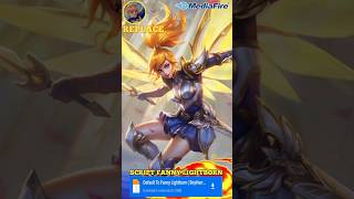 SCRIPT SKIN FANNY LIGHTBORN NO PASSWORD mobilelegends fyp shorts [upl. by Pardoes427]