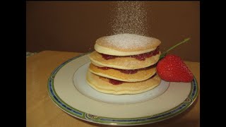 Pancake con 3 ingredienti senza latte lievito e burro Facilissimi [upl. by Roehm984]