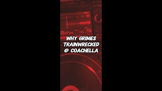 Why Grimes Trainwrecked at Coachella 2024 shorts [upl. by Nellek]