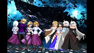 KOF Mugen Arcueid Brunestud Team VS Archetype Earth Team Special Match [upl. by Jackie]