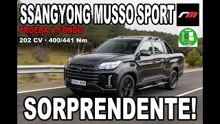 SSANGYONG MUSSO SPORT  PICKUP ICE DIESEL  Prueba a fondo  revistadelmotores [upl. by Barbey344]