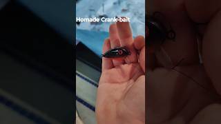 Homemade Mini Crankbait Snappy Baitslure fishing lurefishing woodworking [upl. by Kuehn]