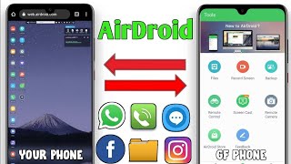 Airdroid  File And Remote Access Connect Your Mobile to PC Wireless [upl. by Anyahc]