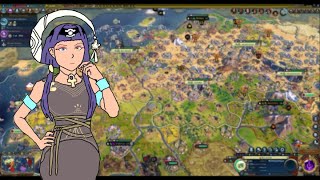 Civ 6 Ptolemaic Cleopatras Egypt  Alternative Reality Landscape [upl. by Enetsirhc]