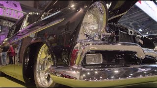 Bobby Alloways 1955 Plymouth Savoy at SEMA 2017 [upl. by Enitsenrae]