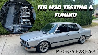 ITB M30 E28 Gets a Full Exhaust and Standalone ECU Tuning  Buttoning up the Swap [upl. by Mord]