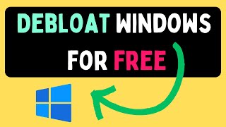 How to Debloat Windows 11 [upl. by Ivey898]