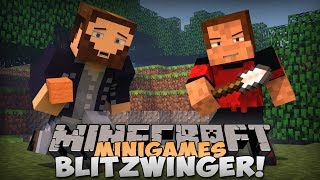 Minecraft MiniGames quotCRAZY LAGquot wBlitzwinger [upl. by Assilav636]