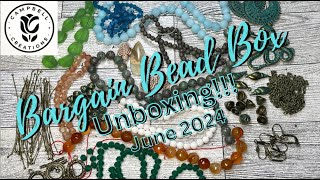 Bargain Bead Box Unboxing June 2024 Sunken Treasure [upl. by Asssilem]