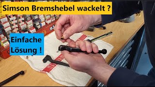 Simson Bremshebel wackelt  Einfache Lösung  Hülsenoptimierung [upl. by Adnalro152]