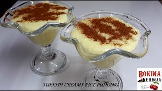 SUTLIJAŠ NA TURSKI NAČIN TURKISH CREAMY RICE PUDDING [upl. by Taber203]