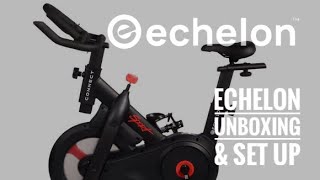 Echelon Sport smart connect bike unboxing amp set up [upl. by Aggy]