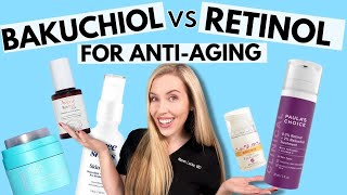 Which Is Best For Antiaging Bakuchiol or Retinol  The Budget Derm Explains [upl. by Swor]