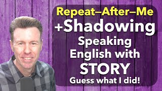 Shadowing RepeatAfterMe  English Speaking Practice [upl. by Aicilram443]