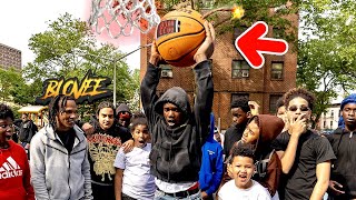 Exploding Basketball In The Hood [upl. by Ggerg]