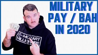 2020 Military Pay Raise MORE MONEY and the 2020 military BAH rates [upl. by Annhej277]