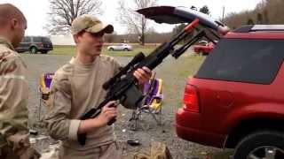 Test Firing WE M14 EBR on Full Auto 600  Tytos Reaction to Recoil [upl. by Nylarak]