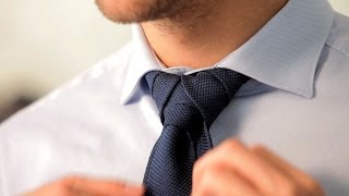 How to Tie a Merovingian Knot  Mens Fashion [upl. by Seaden]