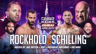 Karate Combat 45 FULL EVENT  LUKE ROCKHOLD vs JOE SCHILLING  CRAIG JONES [upl. by Llerihs]