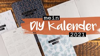 Mein DIY Kalender 2021  ausdrucken binden personalisieren [upl. by Sadnac194]