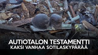 Autiotalon testamentti Kaksi vanhaa sotilaskypärää [upl. by Krell404]